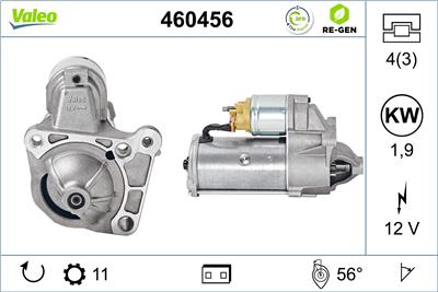 VALEO 460456 EAN: 3276424604569.