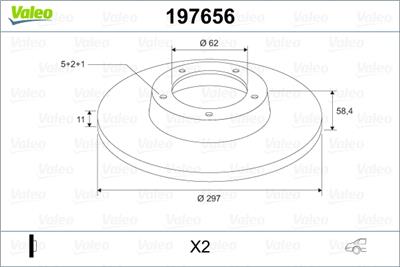 VALEO 197656 EAN: 3276421976560.