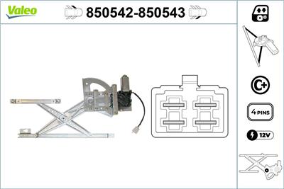 VALEO 850542 EAN: 3276428505428.