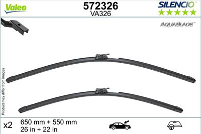 VALEO 572326 Číslo výrobce: VA326. EAN: 3276425723269.