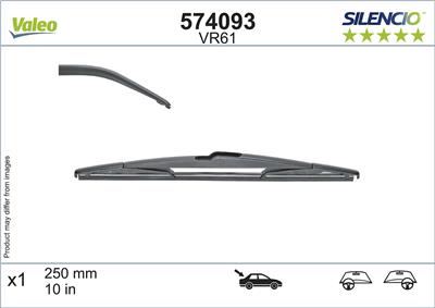 VALEO 574093 Číslo výrobce: VR61. EAN: 3276425740938.