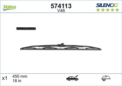 VALEO 574113 Číslo výrobce: V46. EAN: 3276425741133.