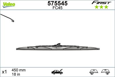 VALEO 575545 Číslo výrobce: FC45. EAN: 3276425755451.