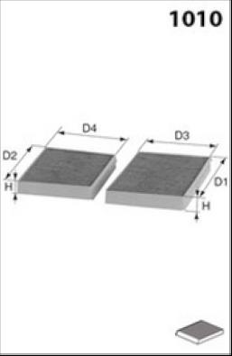 MECAFILTER JKR7231 EAN: 3322237231307.