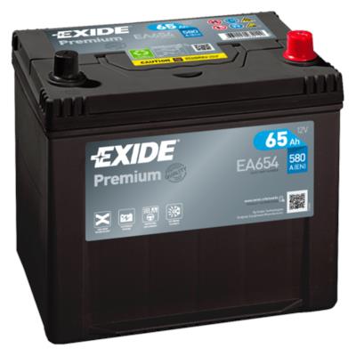 EXIDE EA654 Číslo výrobce: 70D23L. EAN: 3661024034142.