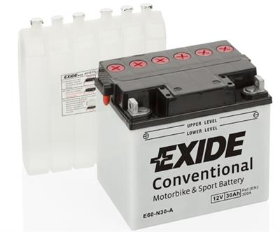 EXIDE E60-N30-A Číslo výrobce: DIN : 4943. EAN: 3661024033619.