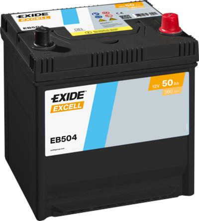 EXIDE EB504 Číslo výrobce: 55041BGUG. EAN: 3661024034401.
