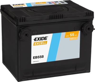 EXIDE EB558 Číslo výrobce: 56010GUG. EAN: 3661024037419.