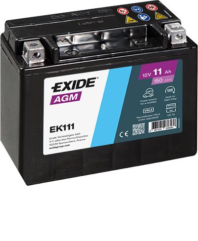 EXIDE EK111 Číslo výrobce: BU-11. EAN: 3661024036580.