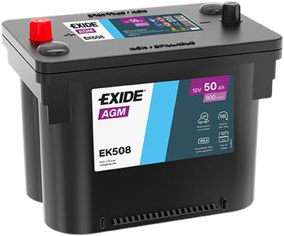 EXIDE EK508 Číslo výrobce: AGM50SS. EAN: 3661024036481.