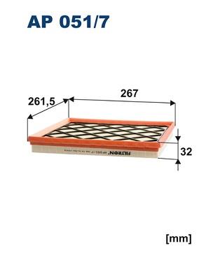 FILTRON AP 051/7 EAN: 5904608080516.