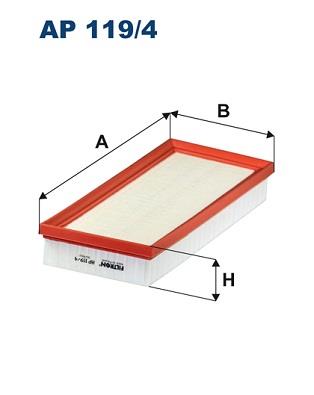 FILTRON AP 119/4 EAN: 5904608051196.