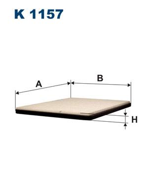 FILTRON K 1157 EAN: 5904608801579.