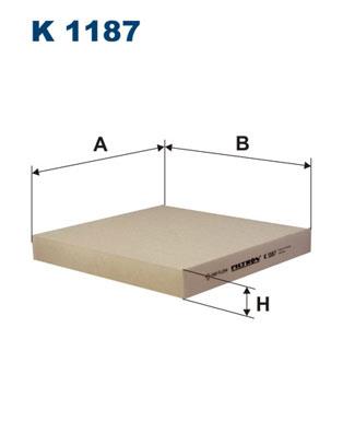 FILTRON K 1187 EAN: 5904608801876.