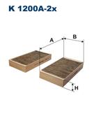 FILTRON K 1200A-2x - Filtr vzduchu v interiéru