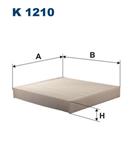 FILTRON K 1210 - Filtr vzduchu v interiéru