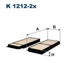 FILTRON K 1212-2X - Filtr vzduchu v interiéru