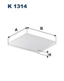 FILTRON K 1314 - Filtr vzduchu v interiéru