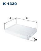 FILTRON K 1330 - Filtr vzduchu v interiéru