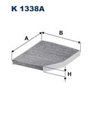 FILTRON K 1338A - Filtr vzduchu v interiéru