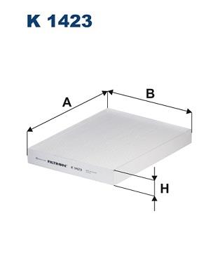 FILTRON K 1423 EAN: 5904608804235.