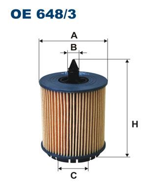 FILTRON OE 648/3 EAN: 5904608046482.