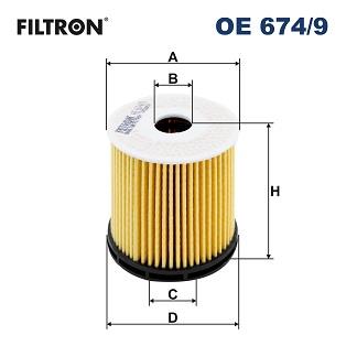 FILTRON OE 674/9 EAN: 5904608106742.