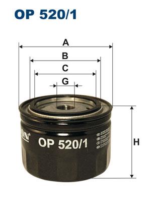 FILTRON OP 520/1 EAN: 5904608015204.