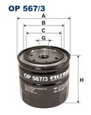 FILTRON OP 567/3 - Olejový filtr