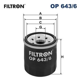 FILTRON OP 643/6 EAN: 5904608076434.
