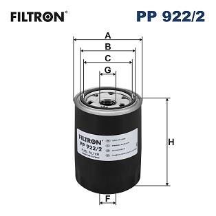 FILTRON PP 922/2 EAN: 5904608039224.