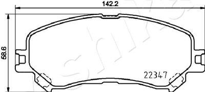 ASHIKA 50-00-0707 EAN: 8052553297156.