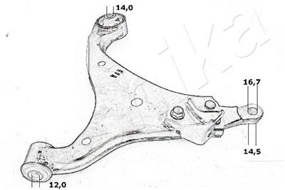 ASHIKA 72-0K-K03R EAN: 8033001855654.