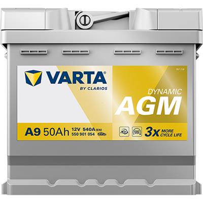 VARTA 550901054K262 Číslo výrobce: 550901054. EAN: 4016987167212.