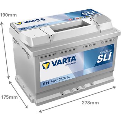 VARTA 574012068K262 Číslo výrobce: 574012068. EAN: 4016987167656.