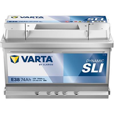 VARTA 574402075K262 Číslo výrobce: 574402075. EAN: 4016987167410.