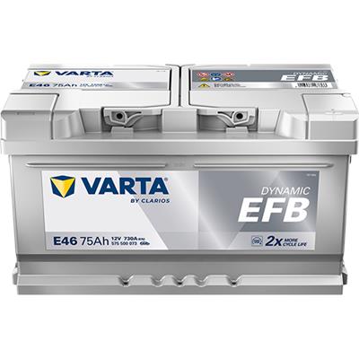 VARTA 575500073K262 Číslo výrobce: 575500073. EAN: 4016987167366.