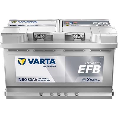 VARTA 580500080K262 Číslo výrobce: 580500080. EAN: 4016987167335.