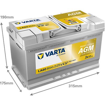 VARTA 840080080K312 Číslo výrobce: 840080080. EAN: 4016987166994.
