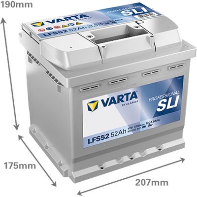 VARTA 930052047K312 Číslo výrobce: 930052047.