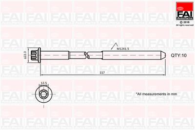 FAI AutoParts B1018 EAN: 5027049200586.