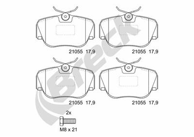 BRECK 21055 00 701 00 EAN: 5906295147176.