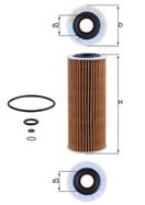 MAHLE ORIGINAL OX 368D1 - Olejový filtr
