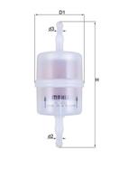 MAHLE ORIGINAL KL 1022