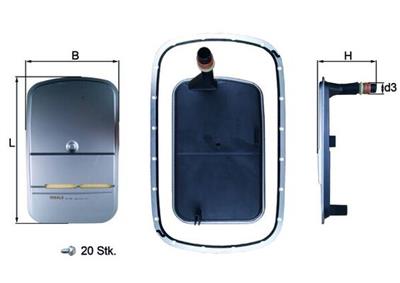 MAHLE ORIGINAL HX 159KIT Číslo výrobce: 72440123. EAN: 4009026968949.