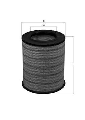 MAHLE ORIGINAL LX 1281 Číslo výrobce: 76678734. EAN: 4009026409947.