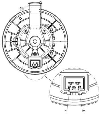 MAHLE ORIGINAL AB 259 000P Číslo výrobce: 8EW 351 150-771. EAN: 4057635016452.
