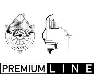 MAHLE ORIGINAL AB 72 000P Číslo výrobce: 8EW 009 159-681. EAN: 4057635014823.