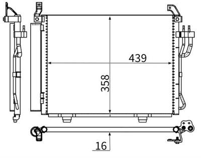 MAHLE ORIGINAL AC 17 000S Číslo výrobce: 351001211. EAN: 4057635017763.