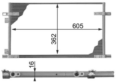 MAHLE ORIGINAL AC 278 000P Číslo výrobce: 351300011. EAN: 4057635020442.